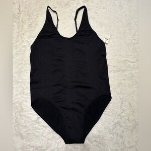 Aerie Black Seamless Bodysuit